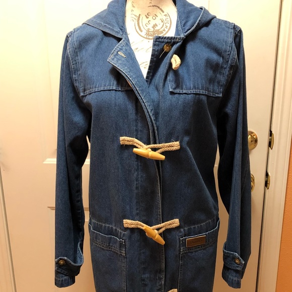 Denim&Co Jackets & Blazers - Denim & Co Large Lined Car Coat